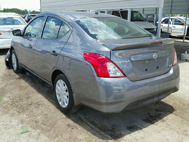 3N1CN7AP8GL847402 - 2016 NISSAN VERSA S GRAY photo 3