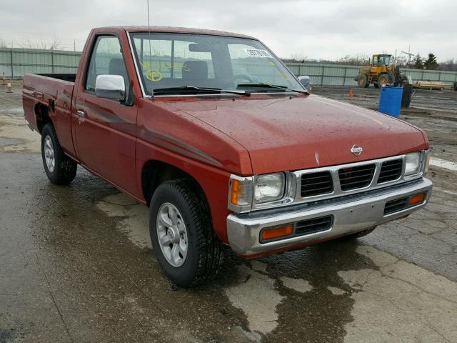 1N6SD11SXVC415493 - 1997 NISSAN TRUCK BASE ORANGE photo 1