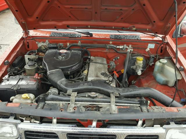 1N6SD11SXVC415493 - 1997 NISSAN TRUCK BASE ORANGE photo 7