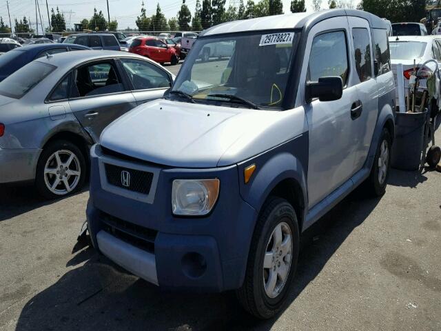 5J6YH18685L015405 - 2005 HONDA ELEMENT SILVER photo 2