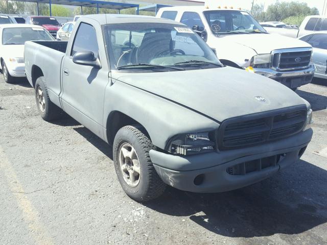 1B7FL26X2WS661219 - 1998 DODGE DAKOTA GRAY photo 1