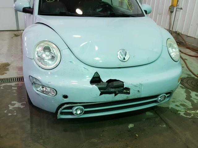 3VWCD31Y35M300205 - 2005 VOLKSWAGEN NEW BEETLE Mavi foto 9