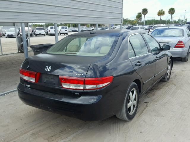 1HGCM55724A014519 - 2004 HONDA ACCORD EX BLACK photo 4