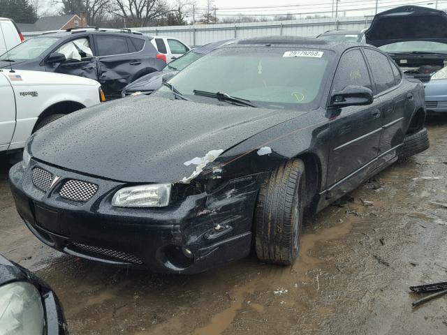 1G2WP52K1WF216242 - 1998 PONTIAC GRAND PRIX BLACK photo 2