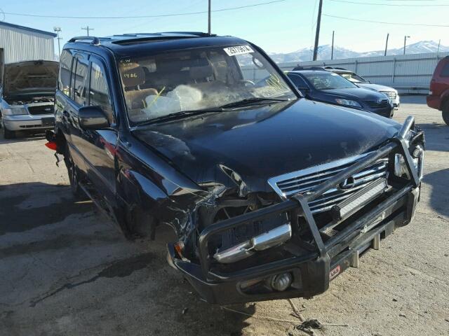 JT6HT00W2Y0086753 - 2000 LEXUS LX 470 BLACK photo 1