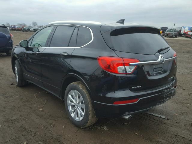 LRBFXDSA7HD053672 - 2017 BUICK ENVISION E BLACK photo 3