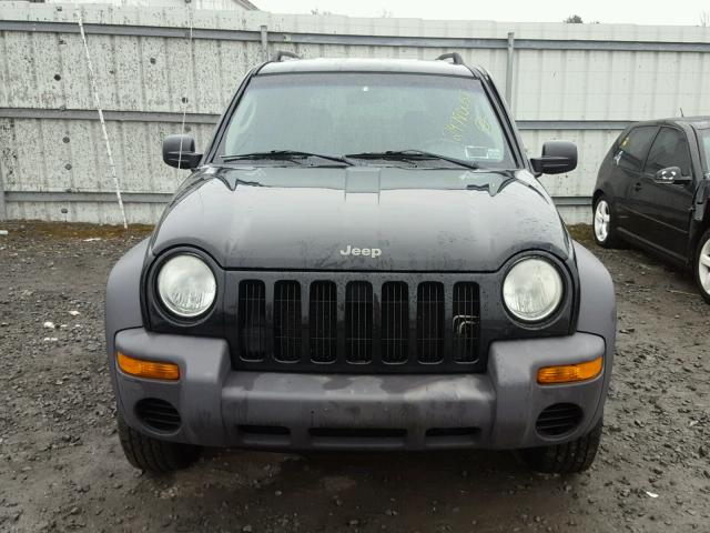 1J4GL48K73W502227 - 2003 JEEP LIBERTY SP BLACK photo 9