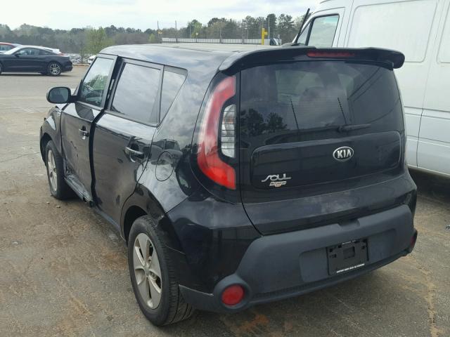 KNDJN2A21F7789311 - 2015 KIA SOUL BLACK photo 3