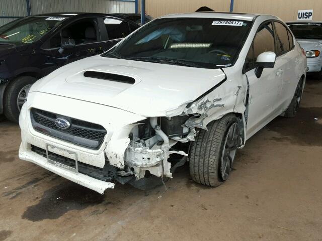 JF1VA1J65G8814349 - 2016 SUBARU WRX LIMITE WHITE photo 2