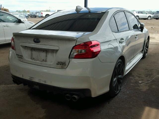 JF1VA1J65G8814349 - 2016 SUBARU WRX LIMITE WHITE photo 4