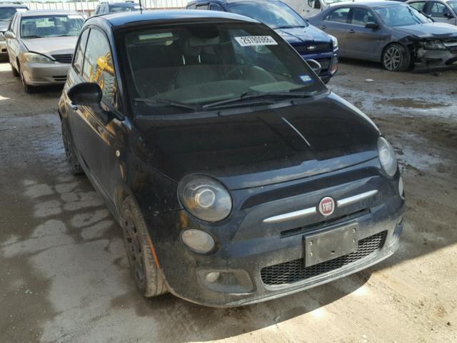 3C3CFFBR0DT748447 - 2013 FIAT 500 SPORT BLACK photo 1