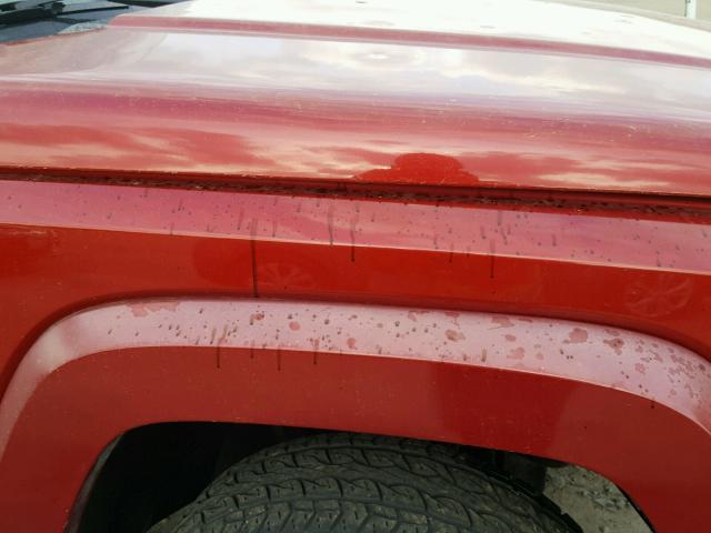 1J8HG48N86C104273 - 2006 JEEP COMMANDER RED photo 10