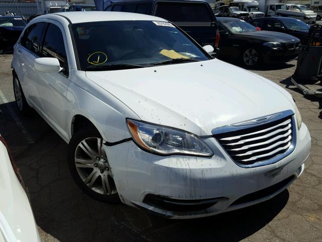 1C3CCBAB8DN671185 - 2013 CHRYSLER 200 LX WHITE photo 1