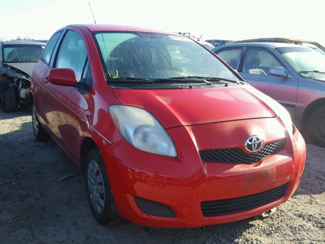 JTDJT903895252279 - 2009 TOYOTA YARIS RED photo 1