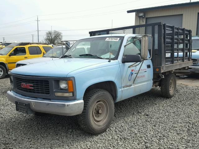 1GTGC24K7SE532526 - 1995 GMC SIERRA C25 WHITE photo 2