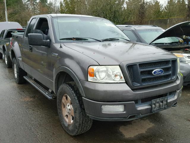 1FTPX04594KB13360 - 2004 FORD F150 GRAY photo 1