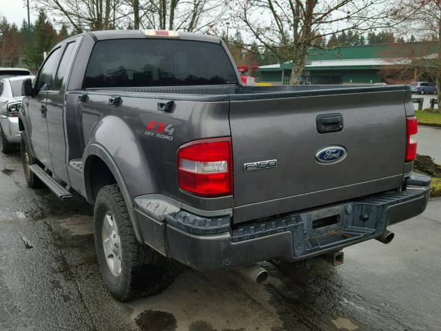 1FTPX04594KB13360 - 2004 FORD F150 GRAY photo 3