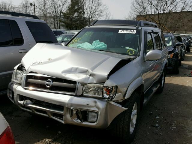 JN8DR09Y24W911180 - 2004 NISSAN PATHFINDER SILVER photo 2