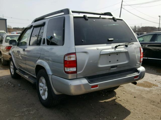 JN8DR09Y24W911180 - 2004 NISSAN PATHFINDER SILVER photo 3