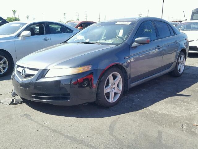 19UUA66274A018250 - 2004 ACURA TL GRAY photo 2