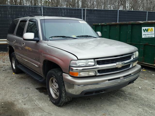 1GNEK13T51J131875 - 2001 CHEVROLET TAHOE K150 BEIGE photo 1