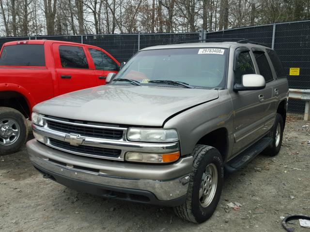 1GNEK13T51J131875 - 2001 CHEVROLET TAHOE K150 BEIGE photo 2