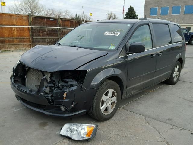 2D4RN5DG7BR791202 - 2011 DODGE GRAND CARA GRAY photo 2