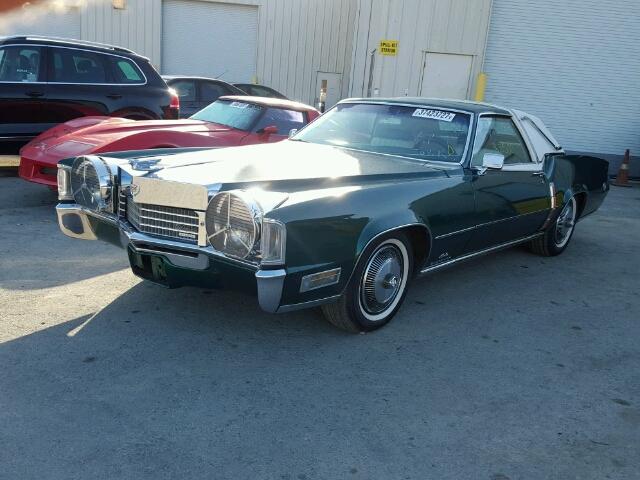 H0138524 - 1970 CADILLAC EL DORADO GREEN photo 2