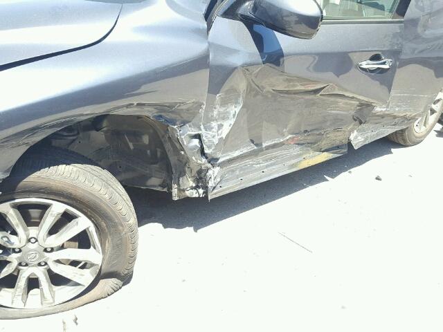 5N1AR2MM1EC628086 - 2014 NISSAN PATHFINDER GRAY photo 9