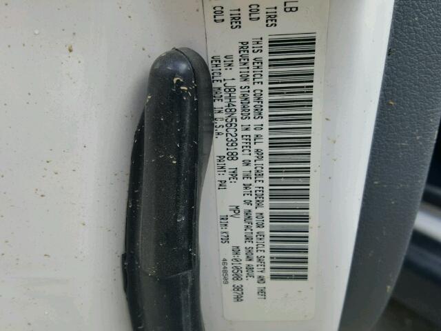 1J8HH48N56C239188 - 2006 JEEP COMMANDER WHITE photo 10