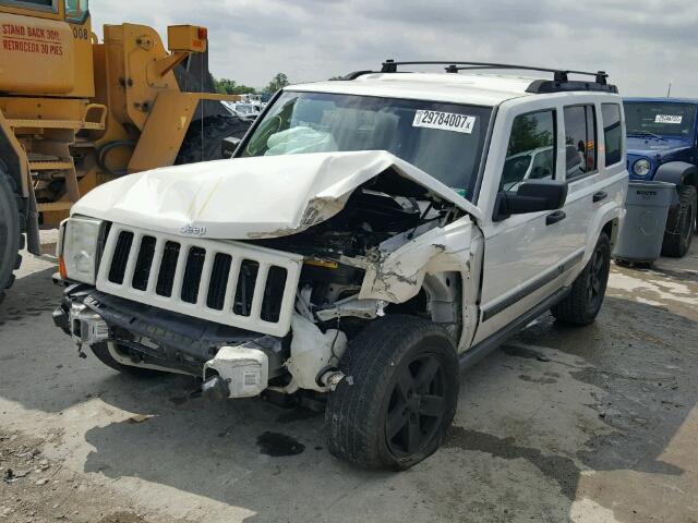 1J8HH48N56C239188 - 2006 JEEP COMMANDER WHITE photo 2
