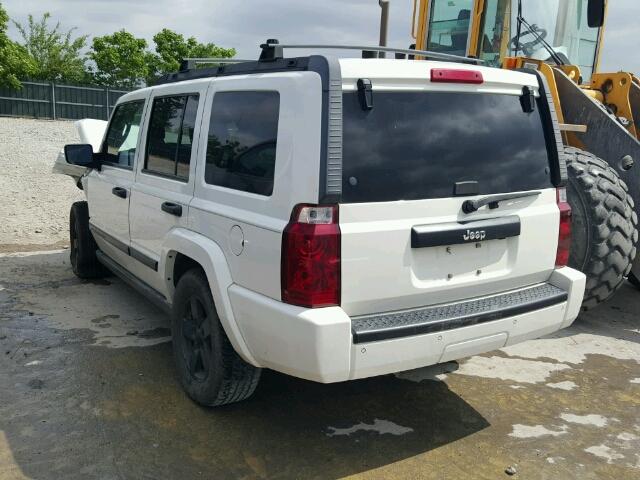 1J8HH48N56C239188 - 2006 JEEP COMMANDER WHITE photo 3