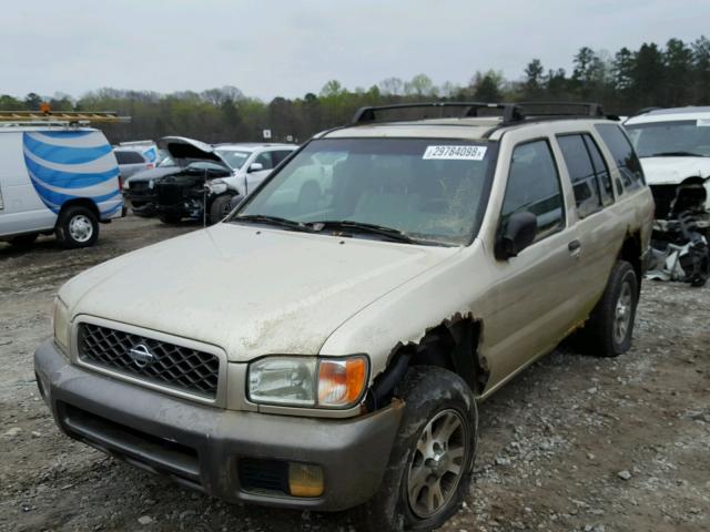 JN8AR07Y7YW399556 - 2000 NISSAN PATHFINDER GOLD photo 2