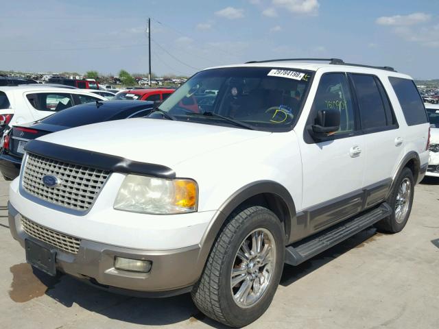 1FMPU17L63LB13572 - 2003 FORD EXPEDITION WHITE photo 2