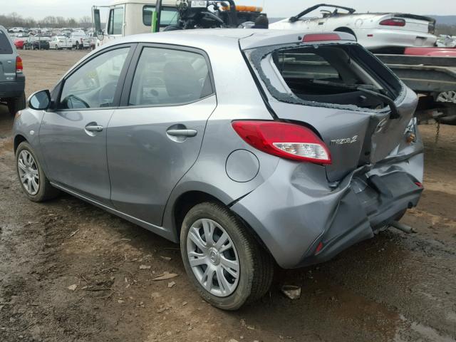 JM1DE1KZ6E0178460 - 2014 MAZDA MAZDA2 SPO GRAY photo 3