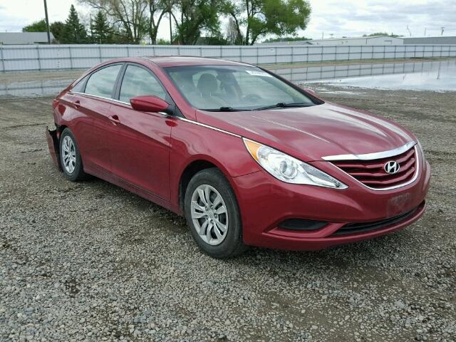 5NPEB4AC8CH366599 - 2012 HYUNDAI SONATA RED photo 1