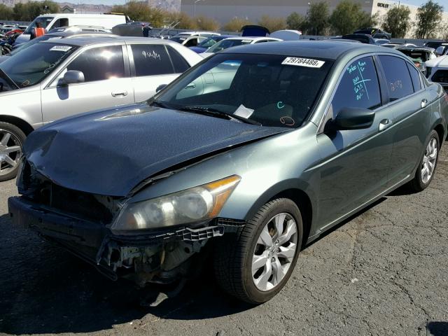 1HGCP2F88AA082946 - 2010 HONDA ACCORD EXL GREEN photo 2