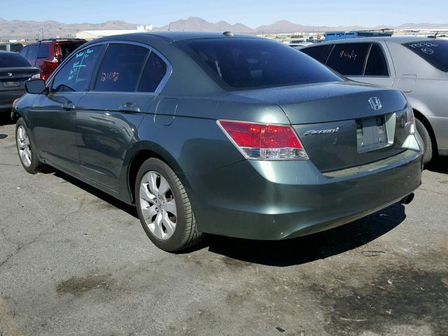 1HGCP2F88AA082946 - 2010 HONDA ACCORD EXL GREEN photo 3