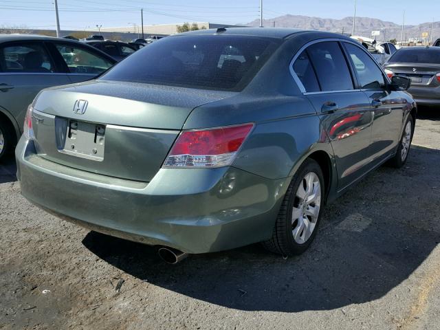 1HGCP2F88AA082946 - 2010 HONDA ACCORD EXL GREEN photo 4