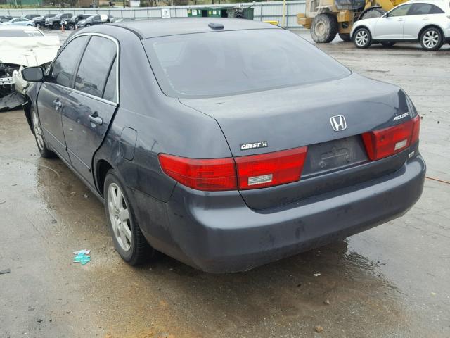 1HGCM665X5A014398 - 2005 HONDA ACCORD EX CHARCOAL photo 3