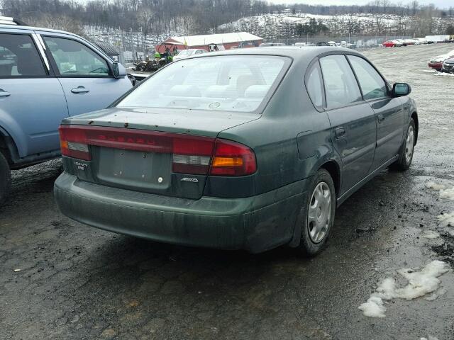 4S3BE635417213742 - 2001 SUBARU LEGACY L GREEN photo 4