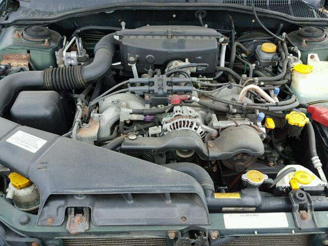 4S3BE635417213742 - 2001 SUBARU LEGACY L GREEN photo 7