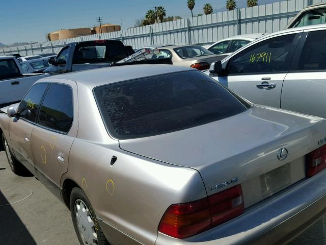 JT8BH22FXT0065164 - 1996 LEXUS LS 400 GOLD photo 3