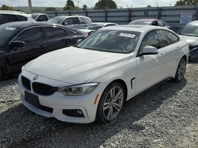 WBA4B1C59GG243023 - 2016 BMW 435 I WHITE photo 2