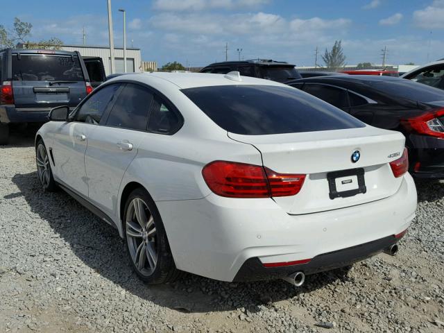 WBA4B1C59GG243023 - 2016 BMW 435 I WHITE photo 3