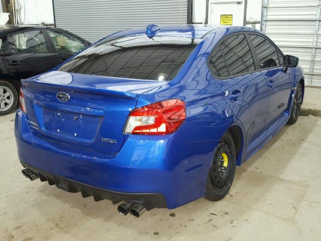 JF1VA1A68J9811429 - 2018 SUBARU WRX BLUE photo 4