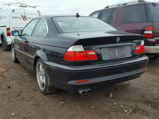 WBABD53475PD99030 - 2005 BMW 330 CI BLACK photo 3