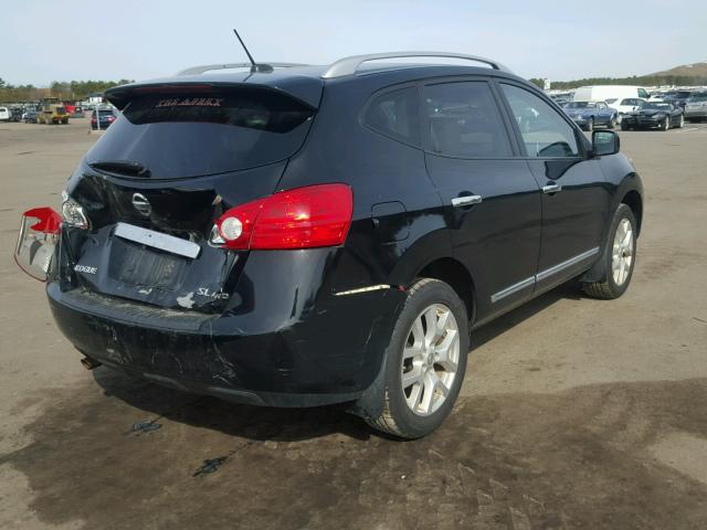 JN8AS5MV3BW682815 - 2011 NISSAN ROGUE S BLACK photo 4