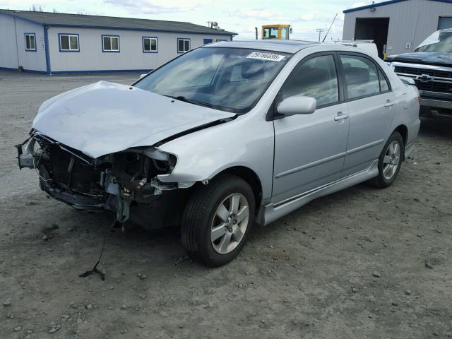 2T1BR32E26C707169 - 2006 TOYOTA COROLLA CE SILVER photo 2