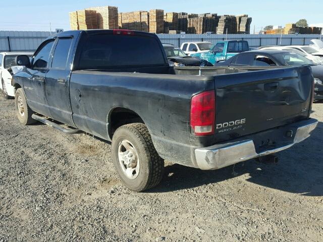 3D7KA28C04G109565 - 2004 DODGE RAM 2500 Q BLACK photo 3